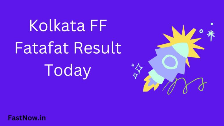 kolkata ff fatafat result today
